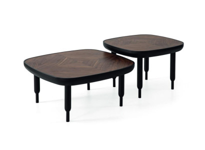 Designer Coffee table Set 2x Coffee tables Living room Wood Furniture Table 2pcs